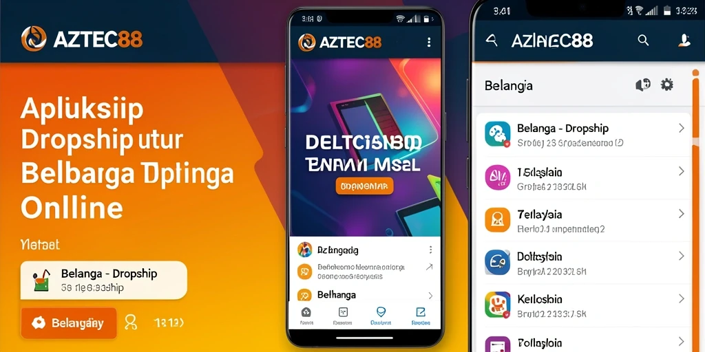 Antarmuka pengguna AZTEC88 yang intuitif dan fungsional untuk dropship.
