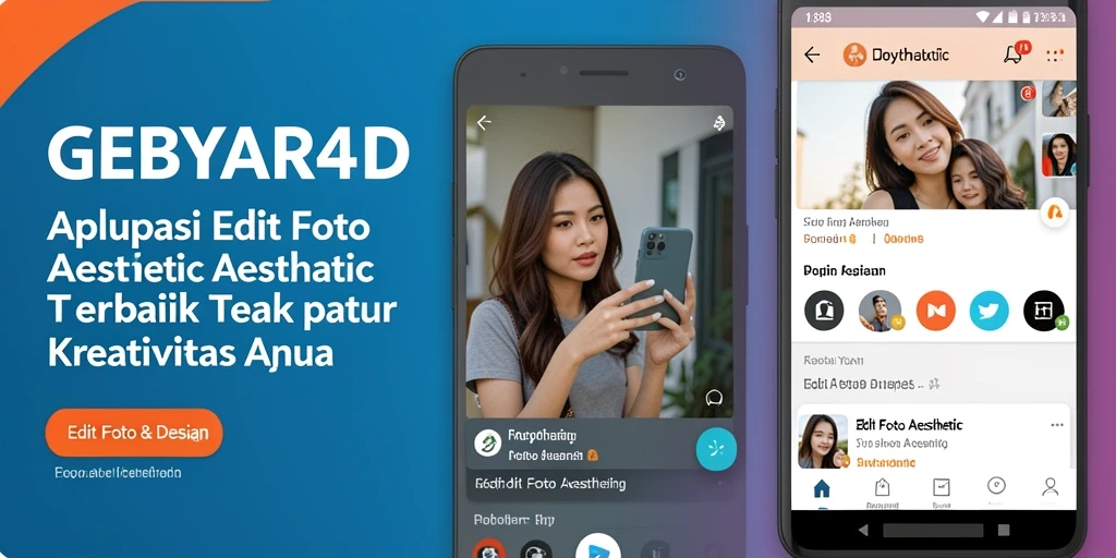 Tampilan antarmuka GEBYAR4D yang user-friendly untuk edit foto aesthetic.