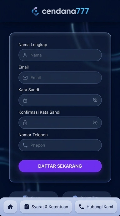 Panduan Lengkap Registrasi Akun cendana777